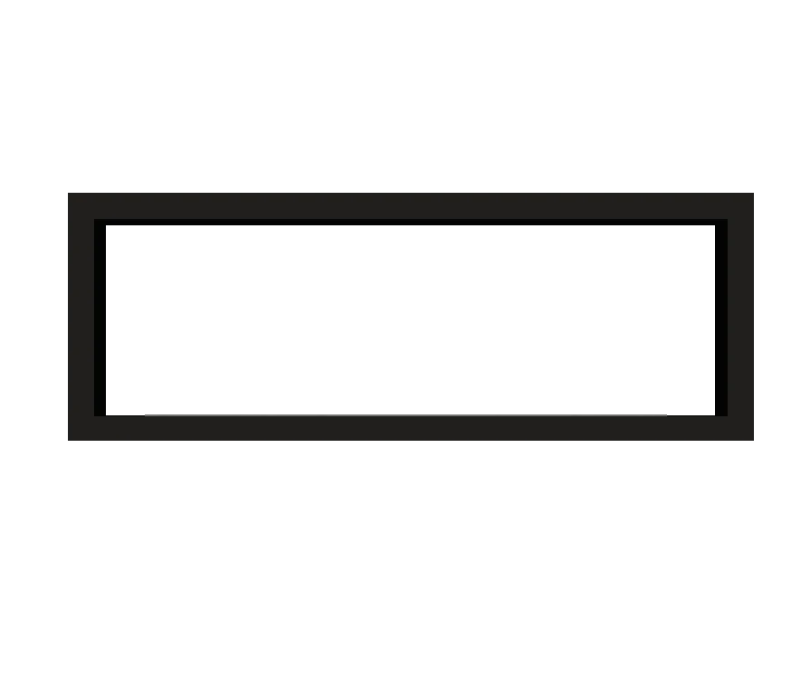 Slimline Firebox FBDS1650 – Innebygd