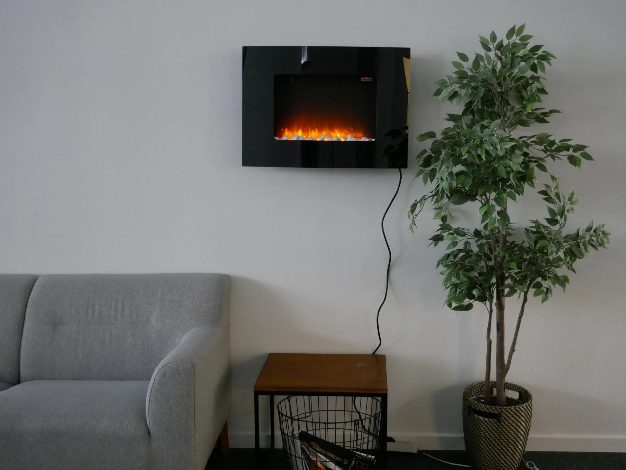 liten elektrisk peis