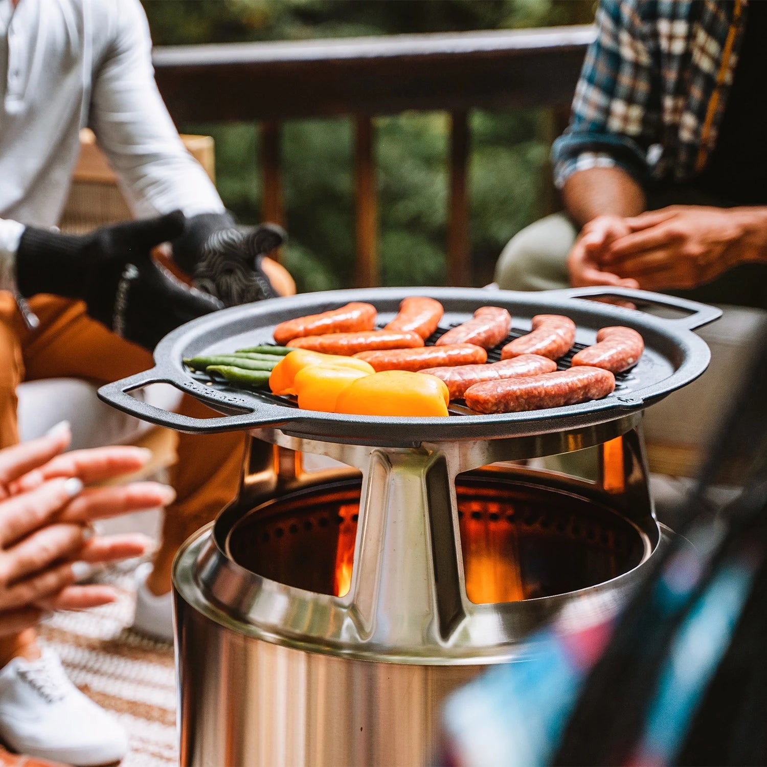 Bonfire Grilltopp + HUB