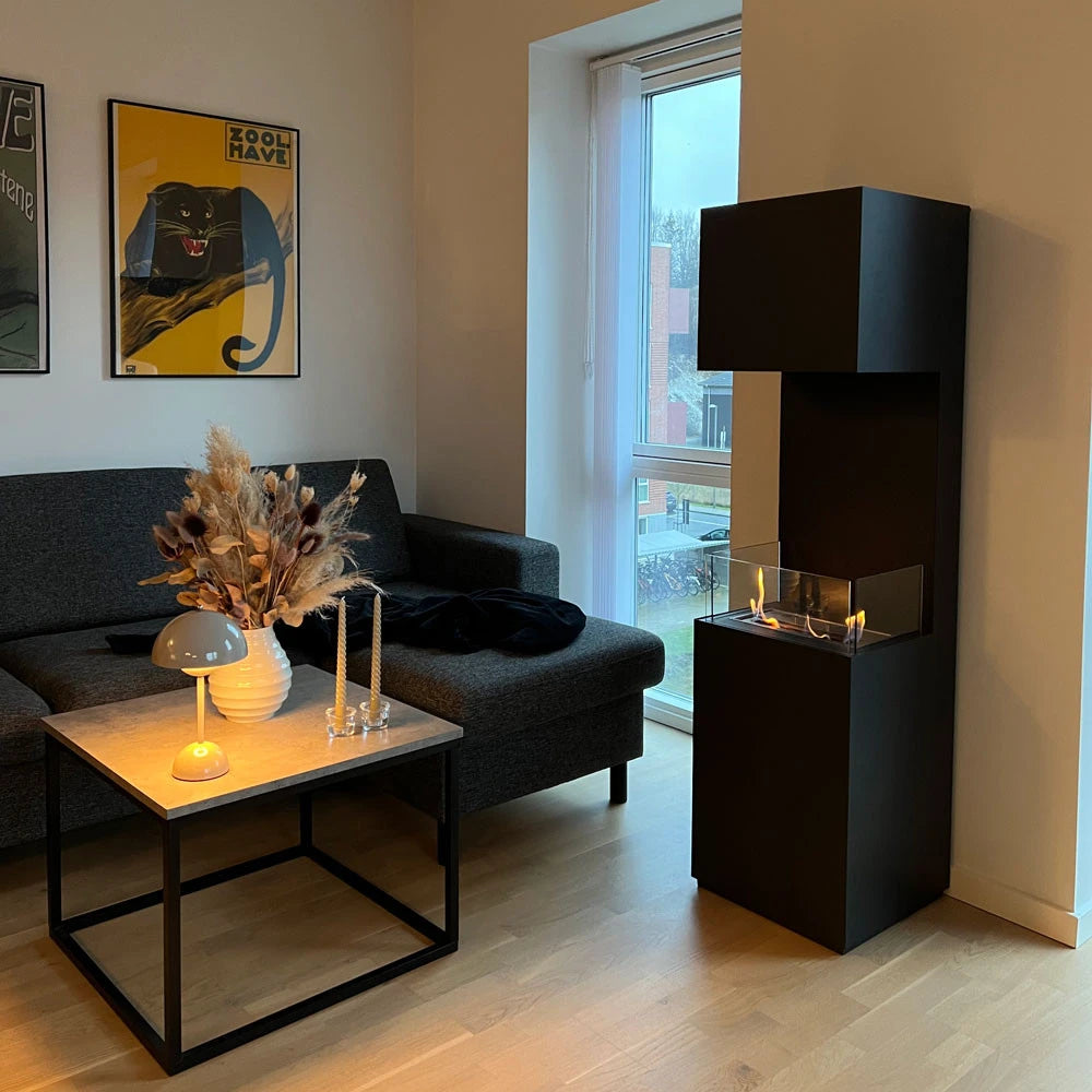 Åpen frittstående biopeis – Svart