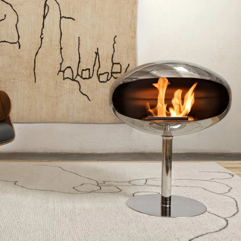 Cocoon Pedestal – Polert Stål