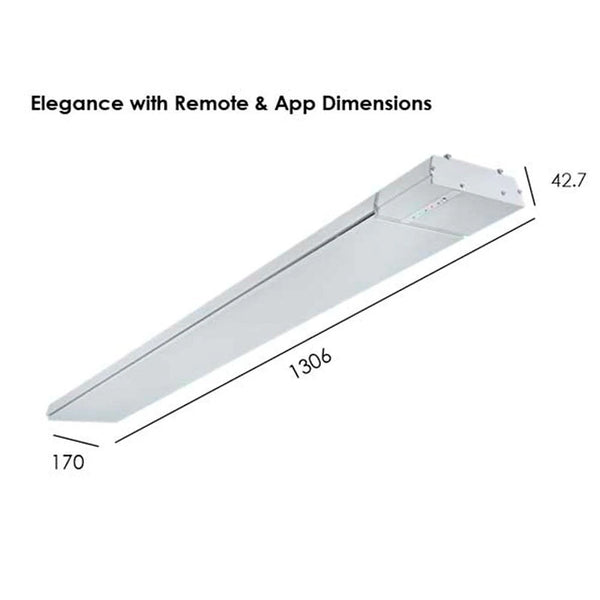 Heatstrip Elegance – 3200W – Fjernkontroll & App