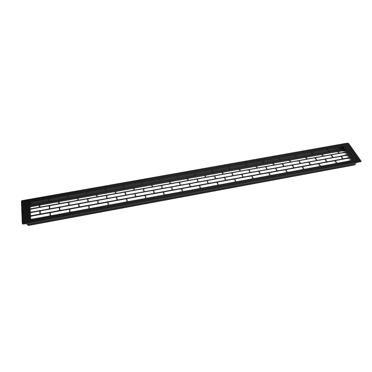 Ventilasjonsrist – Sort – 100×9 cm