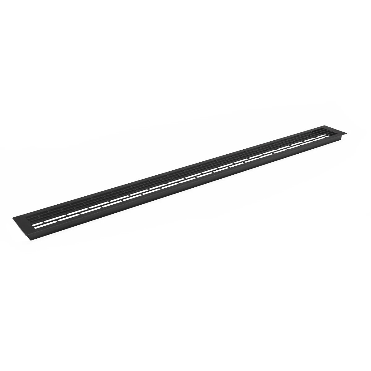 Ventilasjonsrist – Sort – 100×9 cm