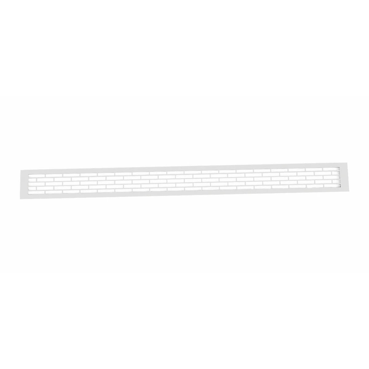 Ventilasjonsrist – Hvit – 100×9 cm