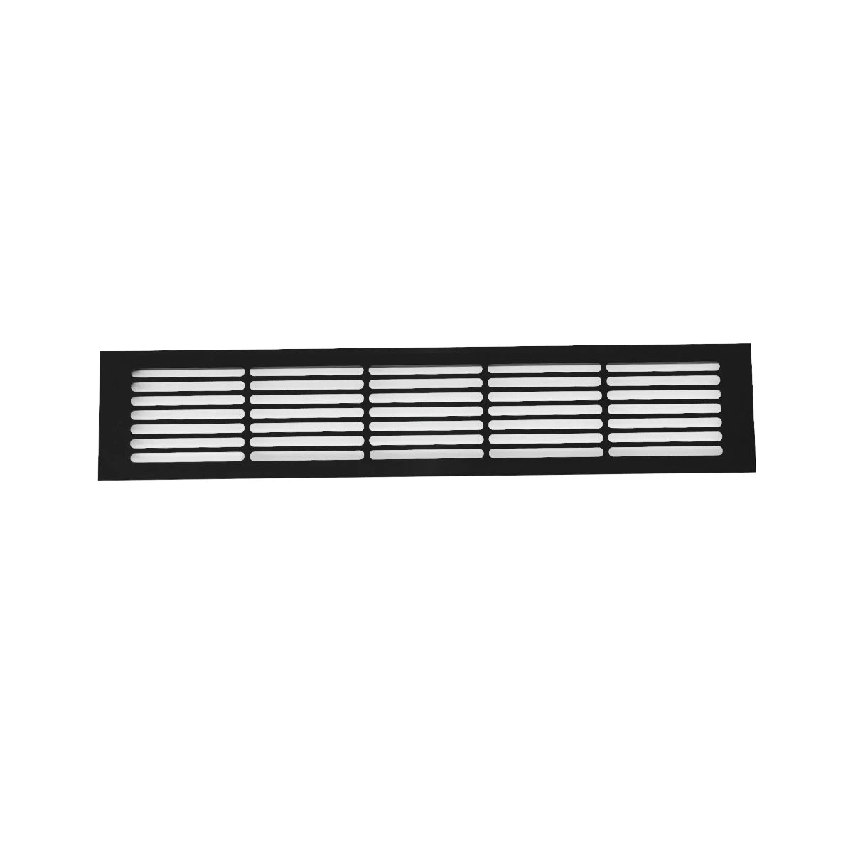 Ventilasjonsrist – Sort – 50×10 cm