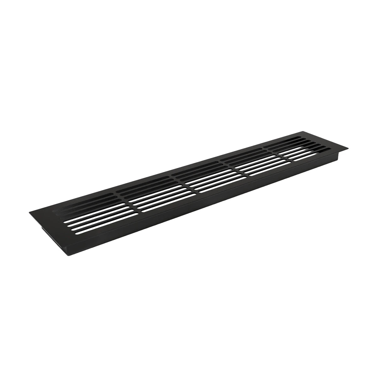 Ventilasjonsrist – Sort – 50×10 cm
