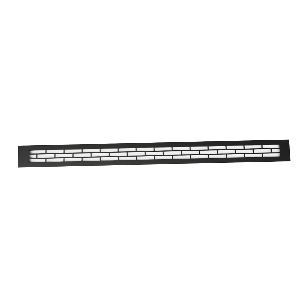 Ventilasjonsrist – Sort – 80×6,5 cm