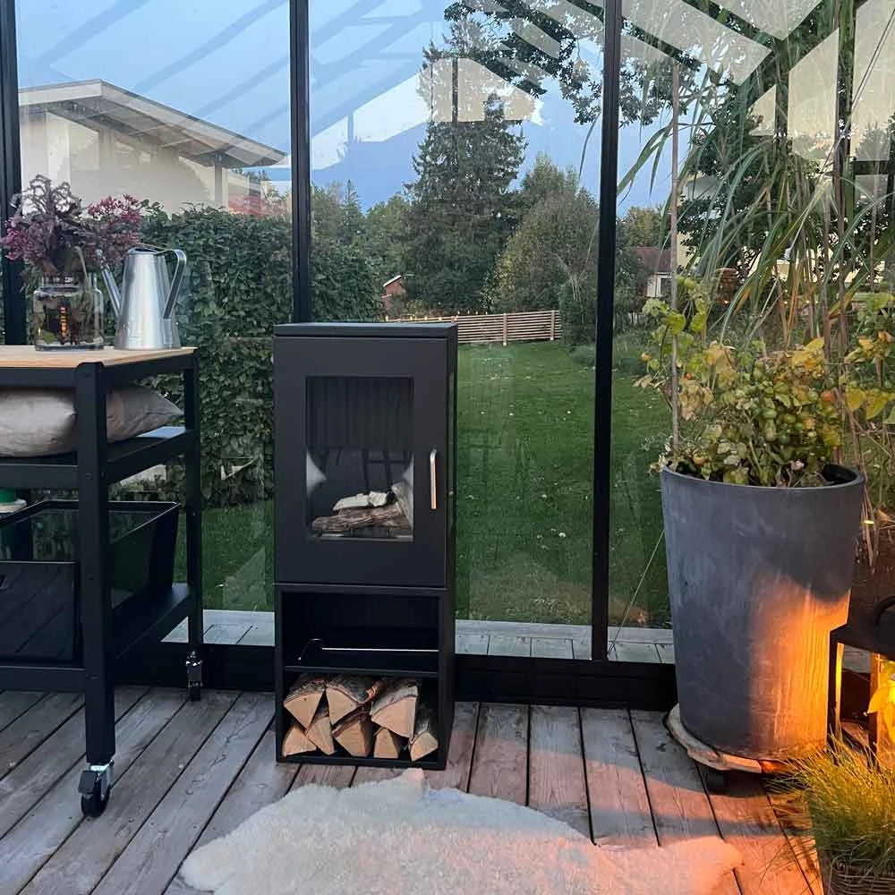 Cheyenne Frittstående biopeis – Svart