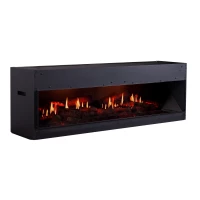 Dimplex Opti-V Single - 76 cm bred 1-sidig innebygd elektrisk peis med Opti-V teknologi